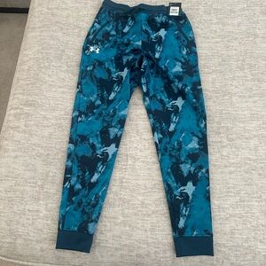 Under Armour Kids' Teal Patterned Joggers